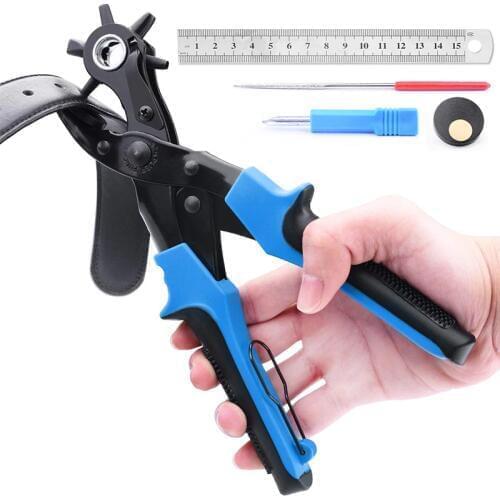 Leather Hole Punch Pliers Belt Watchband Punchers Household DIY Craft Hand Tools