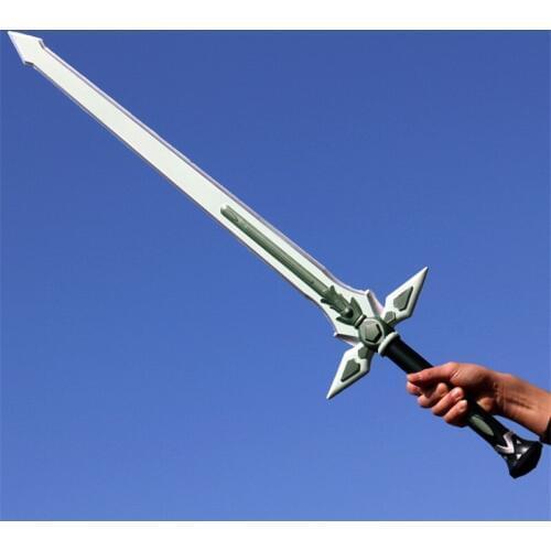 Sword Art Online 80cm SAO Asuna Weapon Action Figure Kirigaya Kazuto 1:1 Elucidator Cosplay Sword PU Foam Kids Toy