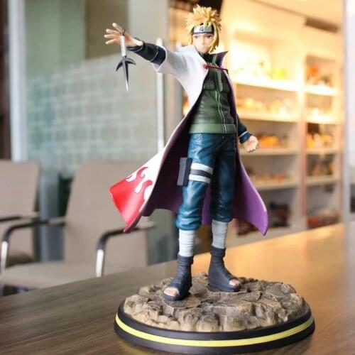Anime Figures Shippuden Statue Uzumaki Hashirama Tobirama Hatake Kakashi Tsunade Action Figure Model PVC Toys Figma Doll