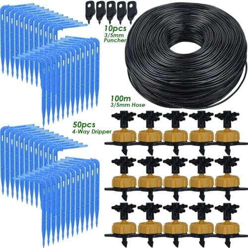 KESLA 8L/H arrow drip system emitter 4-way drip arrow Dripper 40/20/10/5sets Greenhouse Irrigation system water drop garden