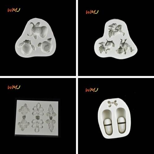 Chinese Wedding Cheongsam Tang Dress, Animal Head, Angel Doll Shoes, Butterfly Chocolate Cake Mould Baking Tool WMJ-902