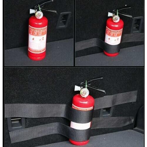 5Pcs/Set Car Fire Extinguisher Sticker nylon tape for Audi A-series C-series S-series SQ-series RS-series Q3 Q5 SQ5 Q7