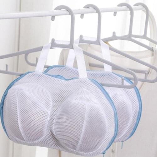 Bra Washing Bag Fine-mesh Laundry Bag Underwear Bra Laundry New Style Elastic Band Good Water Permeability 31*20cm