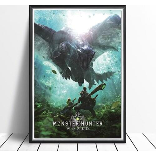 Monster Hunter World: Iceborne Video Game Canvas Poster Home Wall Painting Decoration (No Frame)
