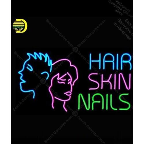 Neon Sign for Hair Skin Nails with face Neon Tube sign vintage neon signs Arcade neon sign Enseign Lumineuse Bar Neon Light Love