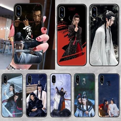 The Untamed Phone case For Huawei Honor 6 7 8 9 10 10i 20 A C X Lite Pro Play black painting bumper 3D cell cover silicone back