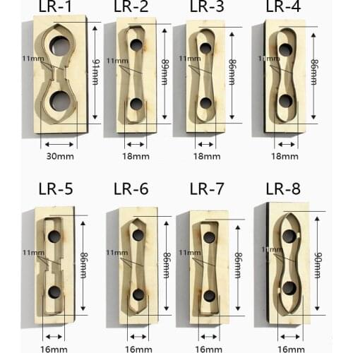 Sharp Cutting Die For Leather Scrapbook Embossing Leather Craft Key Zipper Accessory Make Diy Wooden Template Knife Punch Tool