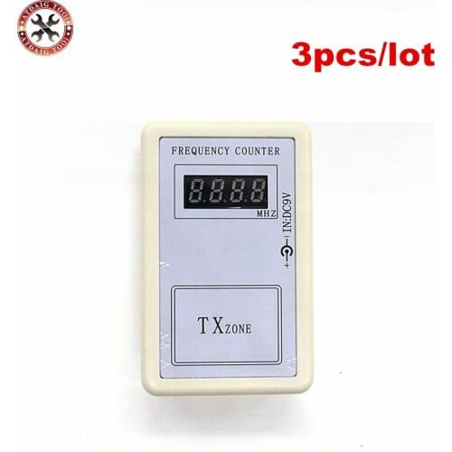 3pcs/lot Remote Control Transmitter Mini Digital Frequency Counter (250MHZ-450MHZ) Burglar Alarm Controller Free Shipping