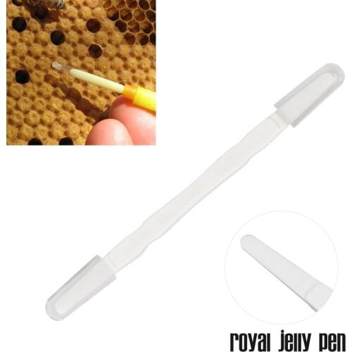 Queen Bee Royal Jelly Pen Beekeeping Scraper Practical Double Head Pulp Goods Queen Rearing Kit Tools For Beekeeper Supplies