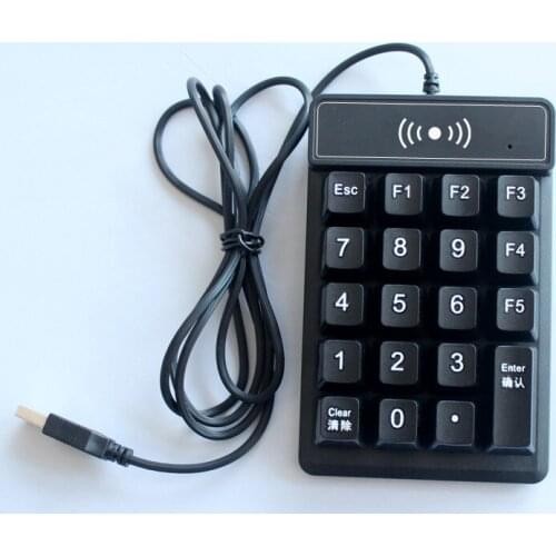 R98D ID 125khz USB Interface smart card rfid reader with keyboard