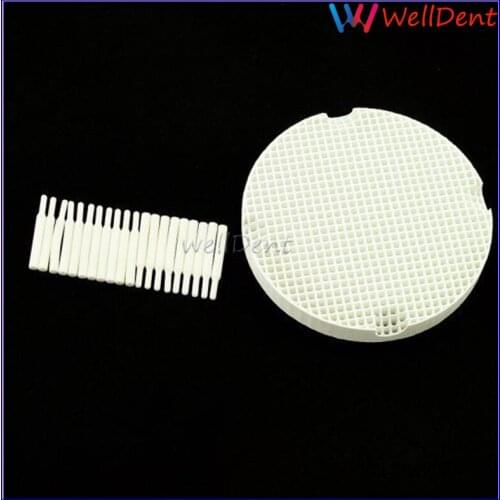 Dental Lab Materials Honeycomb Firing Trays 2pcs + 20pcs Pins Dental Materials Dentist Tools Dental Instrument