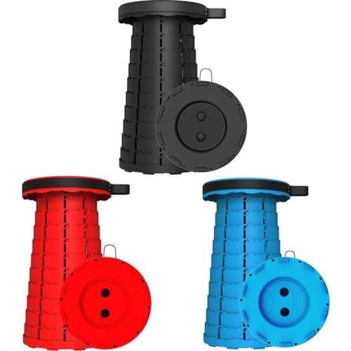 Portable Outdoor Folding Chair Travel Camping Chair Retractable Telescoping Stool for Hiking Picnic Seat Fishing Tools Chair