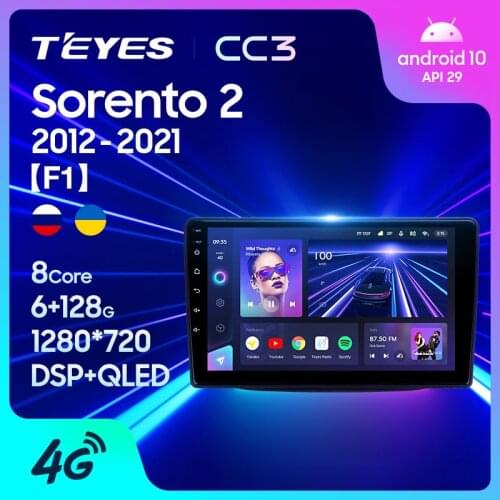 TEYES CC3 For Kia Sorento 2 II XM 2012 - 2021 Car Radio Multimedia Video Player Navigation stereo GPS Android 10 No 2din 2 din dvd