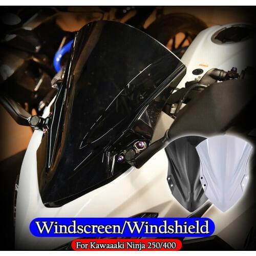 Motorcycle Sport Touring Windscreen Windshield For Kawasaki Ninja 400 EX400 Ninja 250 EX250 2018 2019 2020 NINJA400 Accessories