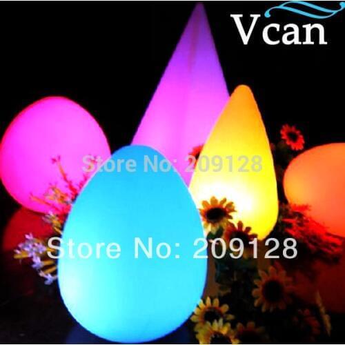 Waterproof indoor outdoor color changing remote control LED Table Light V V-A004