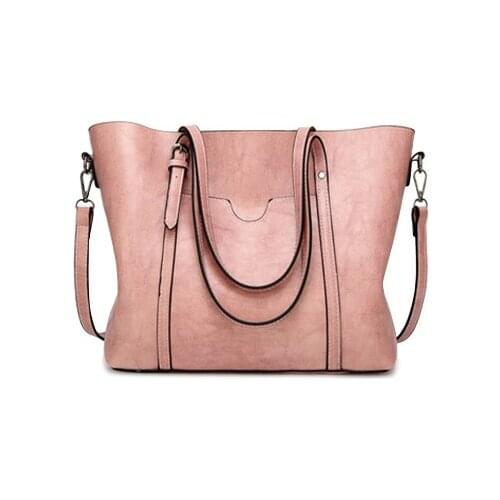 Female Messenger Bag Big Tote Sac Bols High Quality Women Casual Bag Oil Wax Womens Leather Handbags Luxury Lady Hand Bags