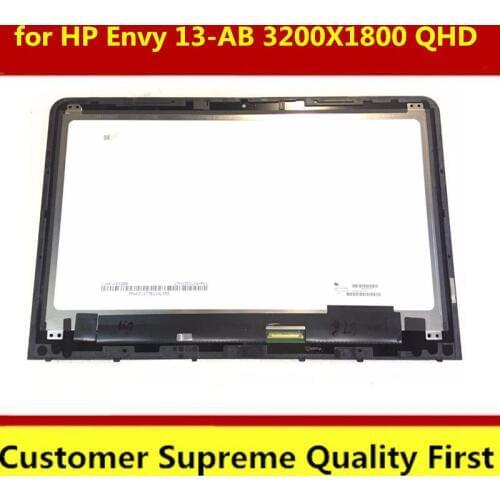 13.3" inch 3K LCD Screen non touch LTN133YL04 LTN133YL06-H01 for HP Envy 13-AB 3200X1800 QHD Replacement Display