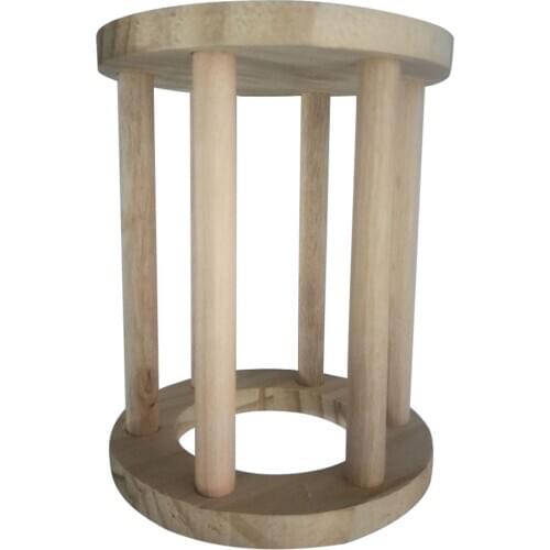 1x Wooden Small Animals Rack Feeder Hay Grass Nest for Rabbit Guinea Pig Hamster