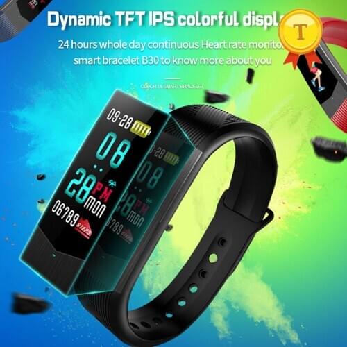 2018 Heart Rate Blood Pressure Monitor man woman colorful Smart Band Sports Wristband sleeping monitoring Fitness Band Tracker