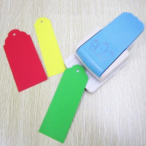 3 in 1 Tag hole punch Diy bookmark craft border punch paper and card cutter for scrapbooking and decoration 1piece Free Ship