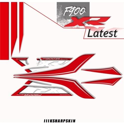 3D Gel Motorcycle Rear Fairing Sticker Protector Number Board Moto Engine Vehicle decals Suitable for BMW F900XR 2020 f900 xr