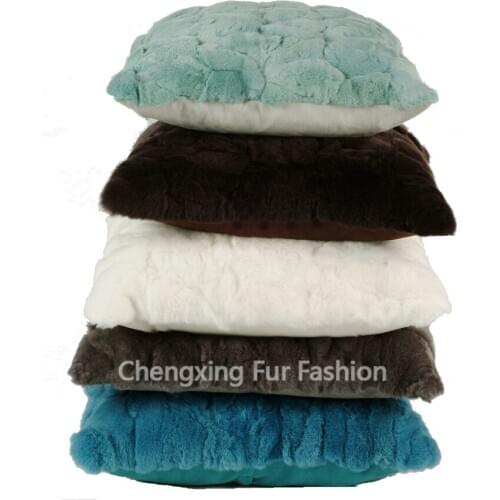 Free Shipping CX-D-22 Hom Decorative Pillow Rex Rabbit Pillow Cover Genuine Rex Rabbit Fur Cushion Cover Pillow Cases
