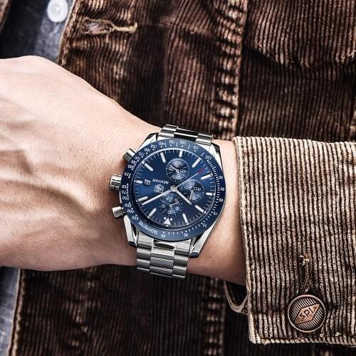 BENYAR 2019 Men Watches To Luxury Brand Business Steel Quartz Watch Casual Waterproof Male Wristwatch Relogio Masculino