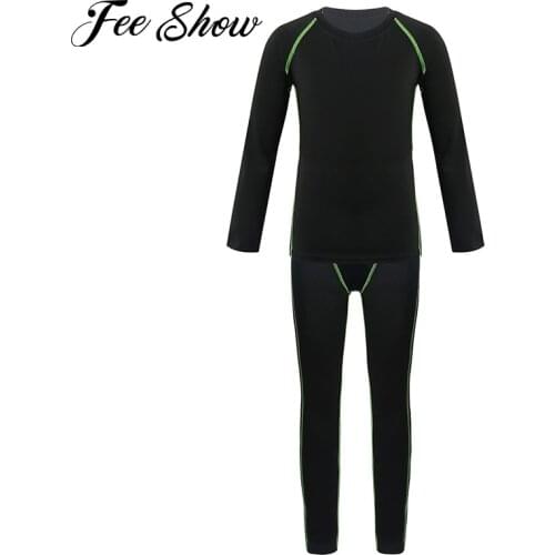 Children Sports Wear Jogging Suit Kids Running Fitness Clothes Gym Tights Boys Training Sportswear Compression Clothing Sets