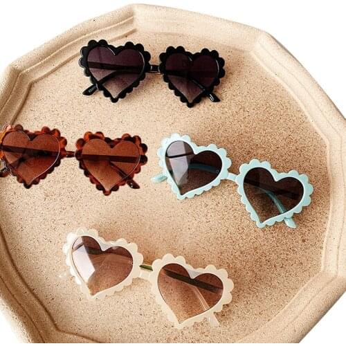 Toddler Boy Girl Sunglasses Love Pattern Sunglasses Sun Glasses Kid Eyeglasses Beach Eyewear 6 Colors