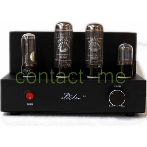 EL34 class A tube amplifier, frequency response 20Hz--25KHz，total harmonic distortion 1% ，Input sensitivity 500mV--2000mV