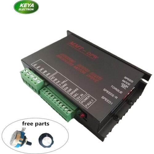 Hot sale!!12v 24v 48VDC 15A Brushless DC Motor Speed Controller bldc controller Forward&Reverse Soft start Brake Hall feedback