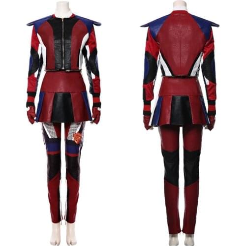 Descendants 3 Evie Cosplay Costume outfit Adult Women men Halloween Carnival Costumes