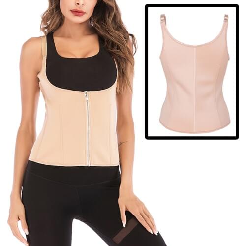 FLORATA Shaper Woman Corset Hight Waist Trainer Shaper Underbust Corset Body Shapewear Zipper Shaper Plus Size 4XL 3XL