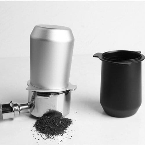 54mm Two Ears Coffee Dosing Cup Convenient Aluminium Barista Espresso Powder Picker Powder Feeder Part Fit Espresso Machine