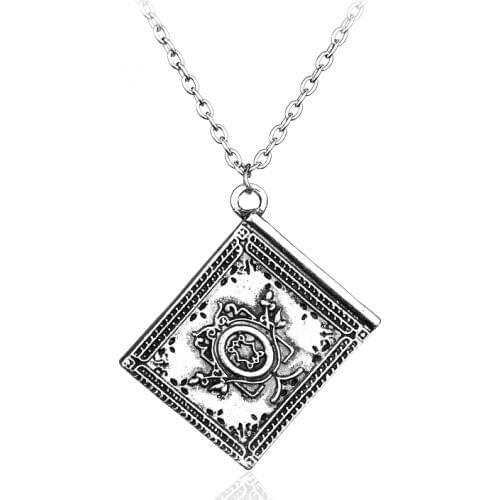 MQCHUN Once Upon A Time Henrys Book Fairy Tale Magical Engraved Link Chian Pendant Choker Necklace for Women Men Jewelry-30