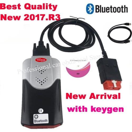 2021 newest 2017.3 with keygen Bluetooth for Delphis car trucks tcs vdljk pro OBD2 repair Diagnostic Tool