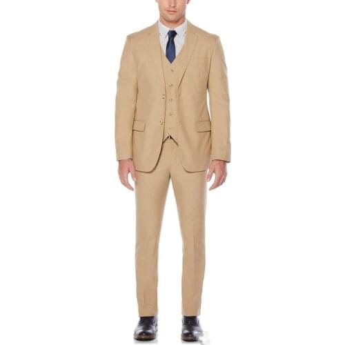 New Arrival Two Button Groom Tuxedos Groomsmen Best Man Suits 2020 Terno Mens Wedding Blazer Suits (Jacket+Pants+Vest)