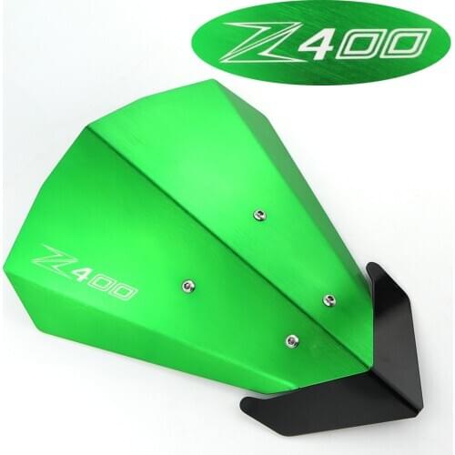 Fit For Kawasaki Z400 2019 2020 Motorcycle Airflow Windscreen Windshield Deflector Bracket Protector Deflector Aluminum