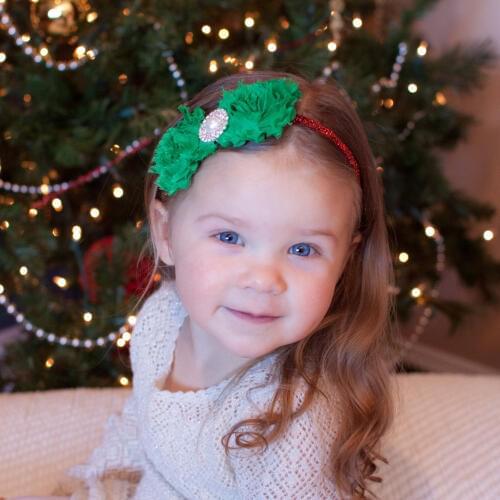 MAYA STEPAN 1 Piece Children Fashion Cute Rhinestone Flower Hair Head Band Baby Newborn Hair Rope Headband Headwear Headwrap