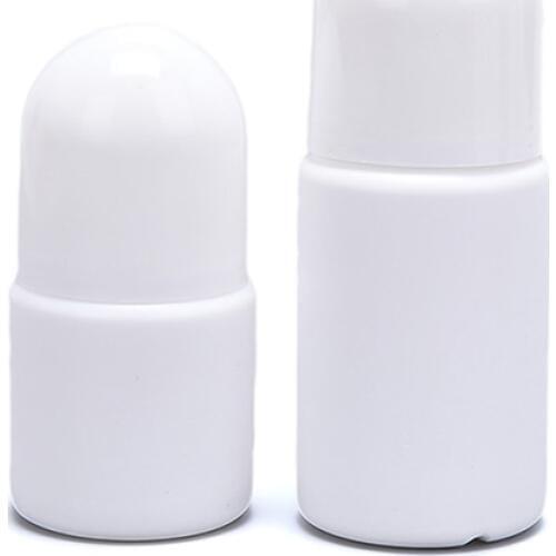 5pcs/set 30/50ML Empty Refillable Rollerball Bottle For DIY Deodorant Essential Oils Perfume Cosmetics Plastic Roller Bottles