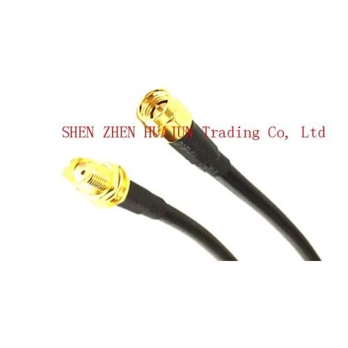 Free shipping 50pcs 20cm SMA Male Plug Connector Switch SMA Female Jack Convertor RG58 Adapter