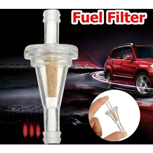 10PCS Universal Motorcycle Inline Gas Fuel Filter for ATV
