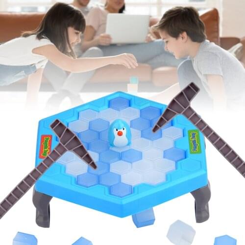 Funny Penguin Trap Interactive Indoor Board Game Ice Breaking Parent-child Table Entertainment Toys Kids Puzzle Game Toys