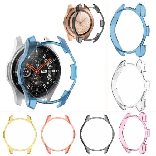 PC Protection Case Cover for Samsung gear s3 Frontier Galaxy smart Watch 46mm SM-R800 42mm Transparant Protective cover shell