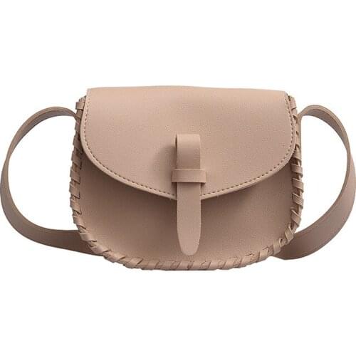 Bag womens bag 2021 new fashion retro saddle bag student trend ins Single Shoulder Messenger Bag