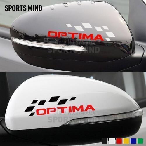 10 Pairs SPORTS MIND Vinyl Car Styling For K5 Kia Optima Exterior Accessories Rear view Mirror Car Sticker Decal