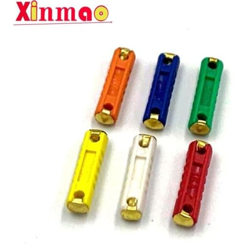 10pcs Cylindrical 32V car fuse Car insurance electric wood fuse tube 5A 8A 16A 20A 25A 30A