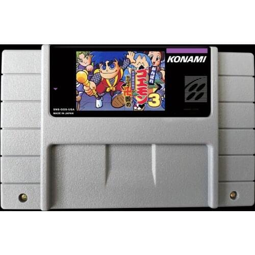 16Bit Games ** Ganbare Goemon 3 ( USA Version!! )
