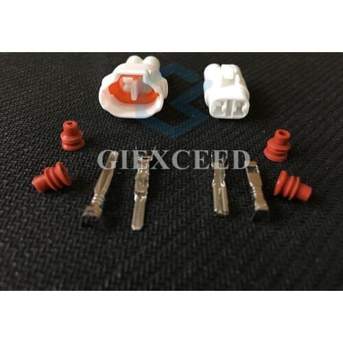 2 Sets 2 Pin 6180-2181 6187-2171 MT090 Female Male Automotive Connector Waterproof Auto Plug Motorcycle Socket