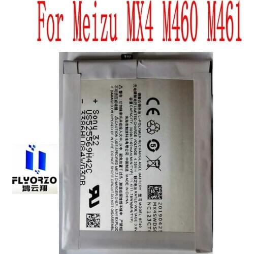 3.8V NEW High Quality 3100mAh BT40 Battery For Meizu MX4 M460 M461 Mobile Phone